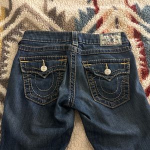 Y2k True Religion low rise bootcut jeans
